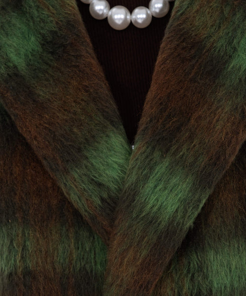 Fuzzy Check Tailored Jacket