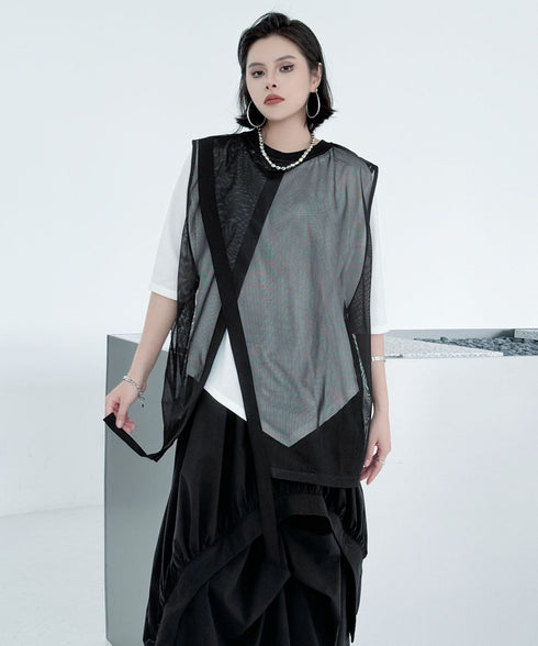 Mesh Layered Vest