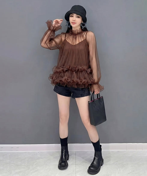 Ruffle Mist Blouse
