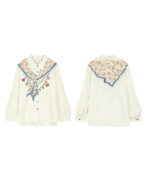 Bijou Print Blouse