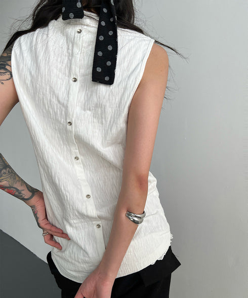 Ripple Collar Top