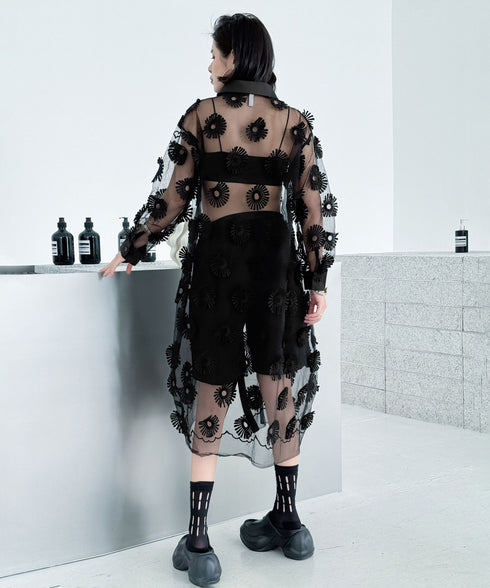 Floral Sheer Dress