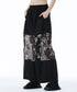 Sheer Floral Mesh Wide Pants