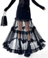Sheer Tiered Skirt