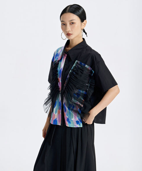 Prism Pleat Blouse
