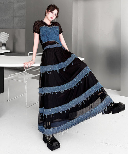 Fray Tier Skirt