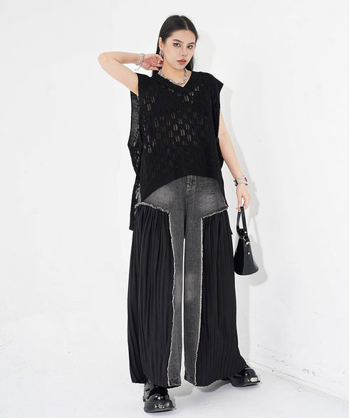 Panel Pleat Pants