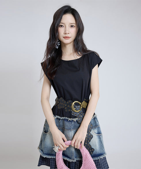 Layer Trim Dress
