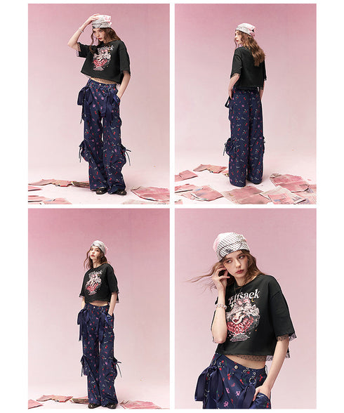 Signal Mesh Crop Top