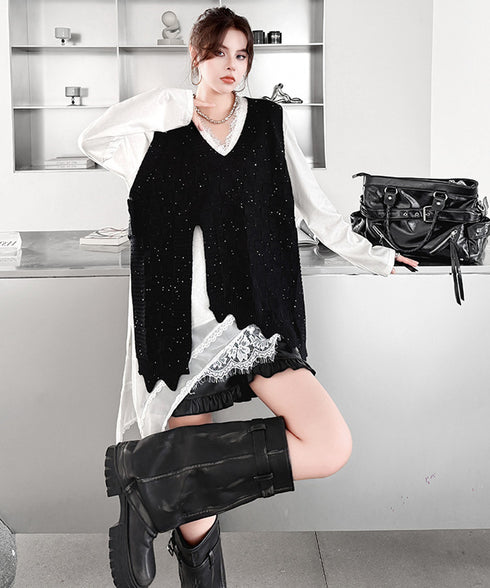 Meridelle Split Vest