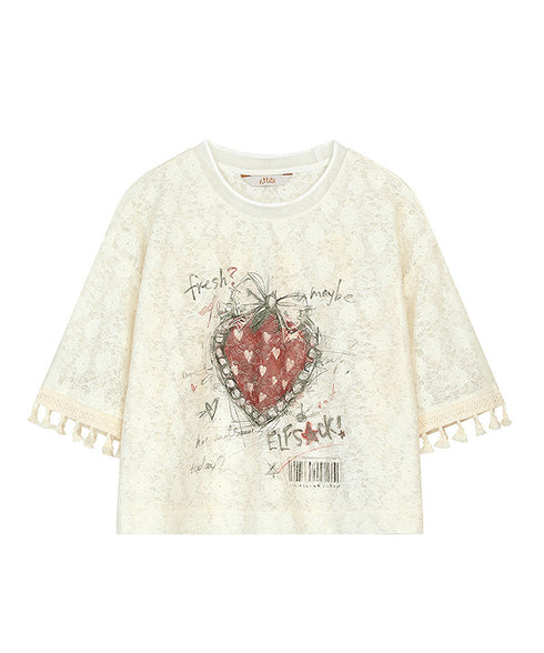 Berry Veil Top