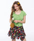 Mellow Rib Button Top