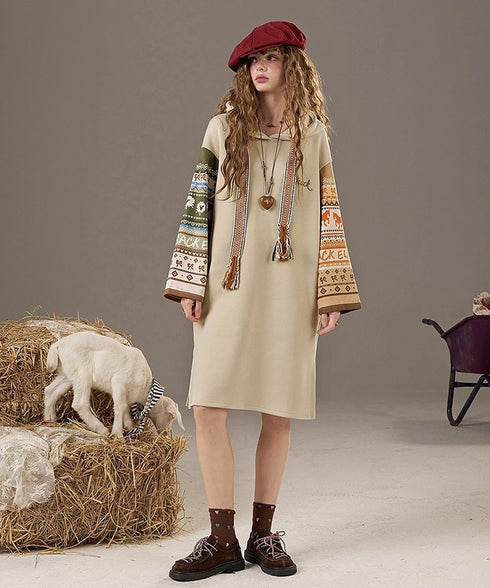 Nomad Knit Hood Dress