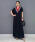Line Collar Dress