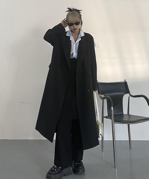Modern Double Long Coat