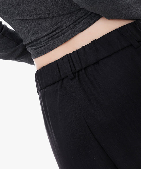 Gradient Hem Wide Slacks