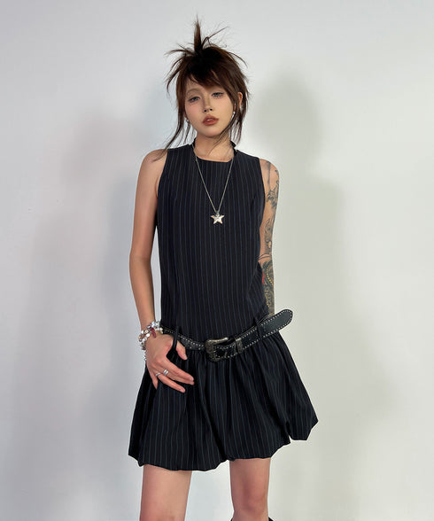 Stripe Bubble Dress