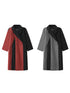 Color Block Long Coat