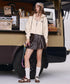 Mocha Crop Hoodie