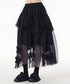 Layered Sheer Mesh Skirt