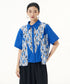 Blue Graphic Blouse