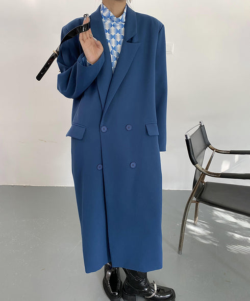 Modern Double Long Coat