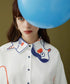 Doodle Collar Blouse
