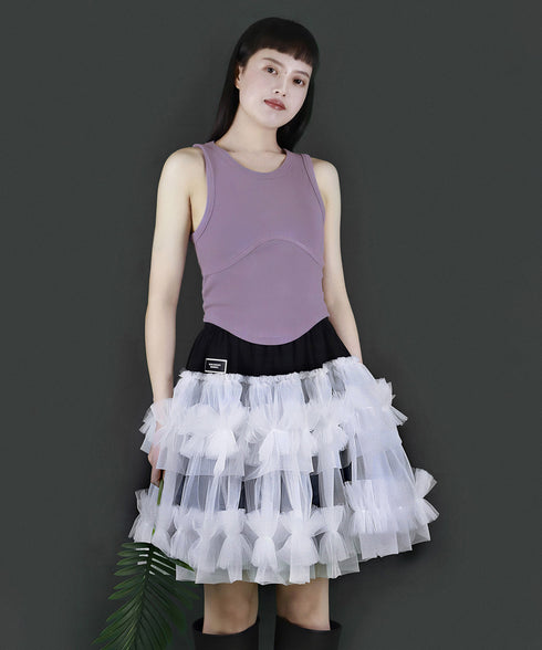 Cascade Ruffle Skirt
