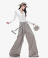 Drape Belt Wide Slacks