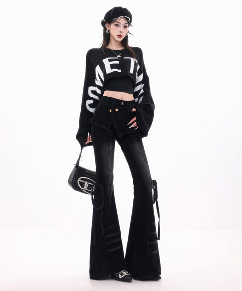 Bicolor Zip Top & Skirt Co-ord