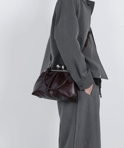 Metal Clasp Soft Bag