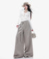 Drape Belt Wide Slacks