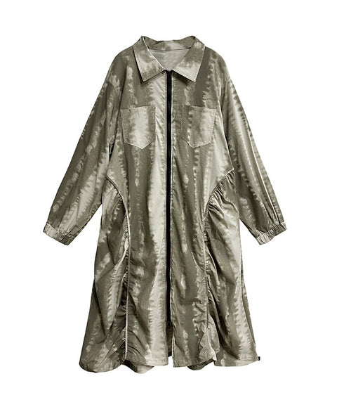 Glare Texture Zip Top