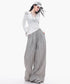 Pinstripe Wide Easy Pants