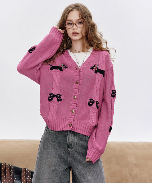 Ribbon Terrier Cardigan