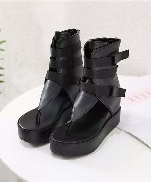 Strap Edge Platform Sandal