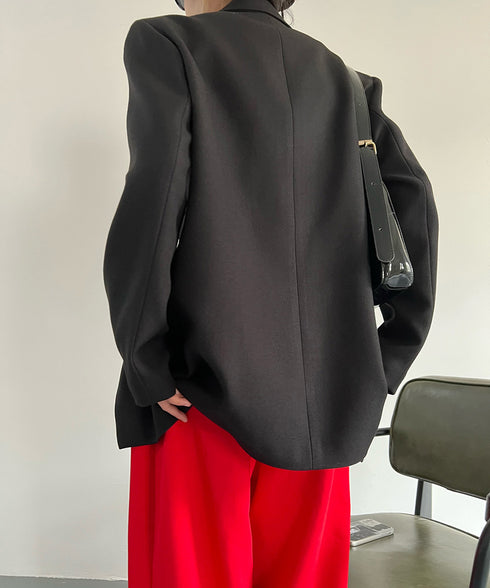 Structured Strap Tailored Jacket