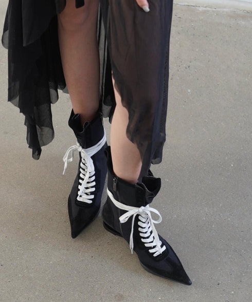 Edge Lace Combat Boots
