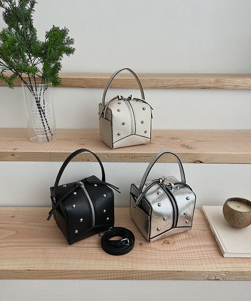 Stud Mini Box Bag