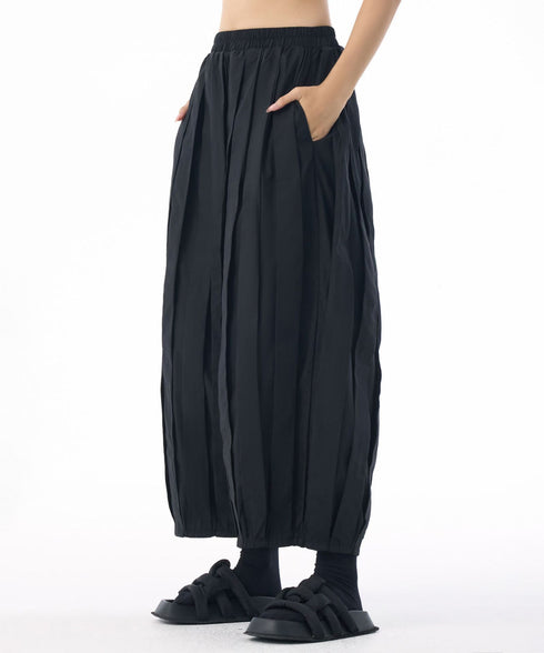 Pleated Volume Balloon Pants