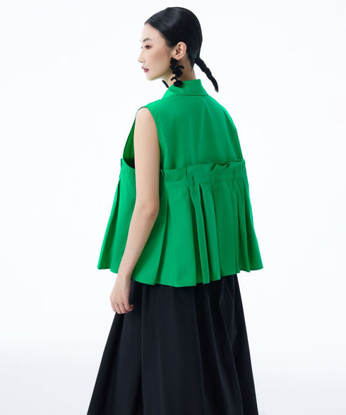 Nivelle Pleat Blouse