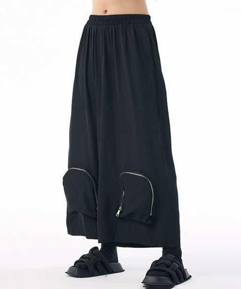 Zip Pocket Wide Pants