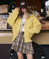 Frill Check Hoodie