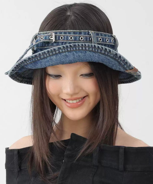 Denim Belt Visor