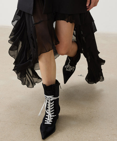 Edge Lace Combat Boots