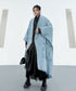 Washed Long Denim Coat