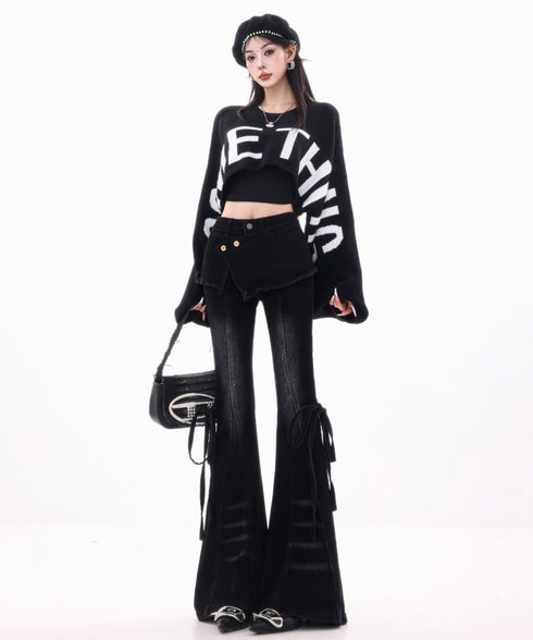 Bicolor Zip Top & Skirt Co-ord