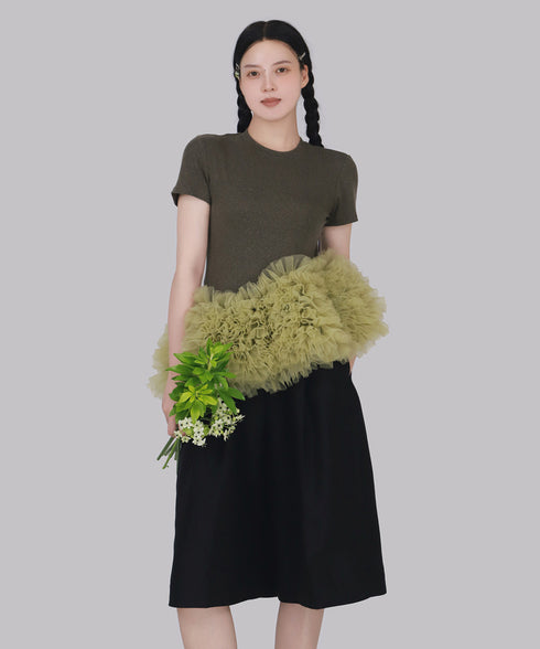 Orphina Ruffle Hem Top