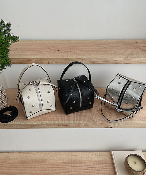 Stud Mini Box Bag