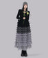 Cascade Frill Long Skirt